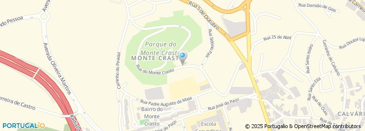 Mapa de Rua Monte Crasto