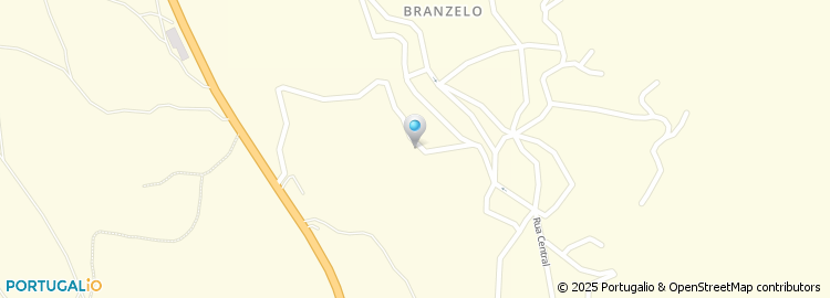 Mapa de Rua Nova de Lamas