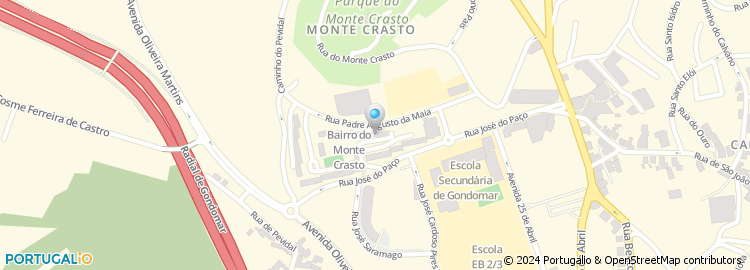 Mapa de Rua Padre Augusto Maia
