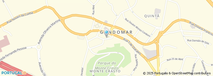 Mapa de Rua Padre Crespim Gomes Leite