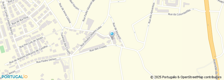 Mapa de Rua Professor Maria Augusta Antunes