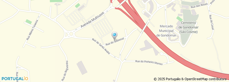 Mapa de Rua do Sobreiral