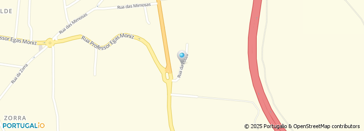 Mapa de Rua Vale de Lousas