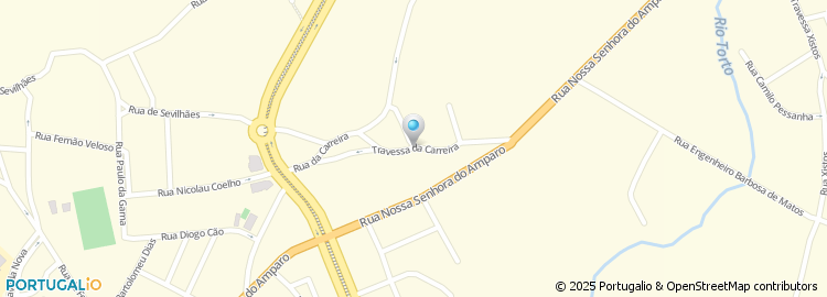 Mapa de Travessa da Carreira