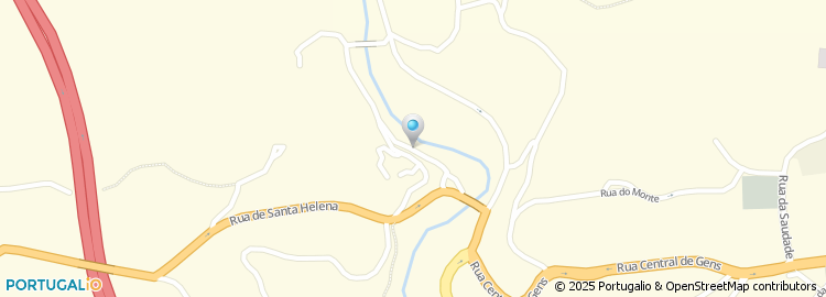 Mapa de Travessa da Manga