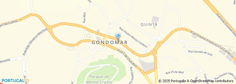 Mapa de Gondosorriso - Clinica Dentária, Unipessoal Lda