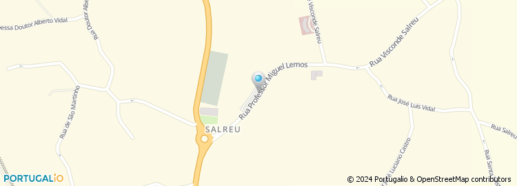 Mapa de Gouveia & Proença - Café Central de Salreu, Lda
