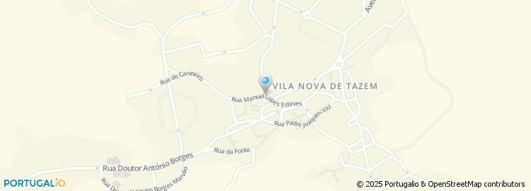 Mapa de Rua Manuel Lopes Esteves