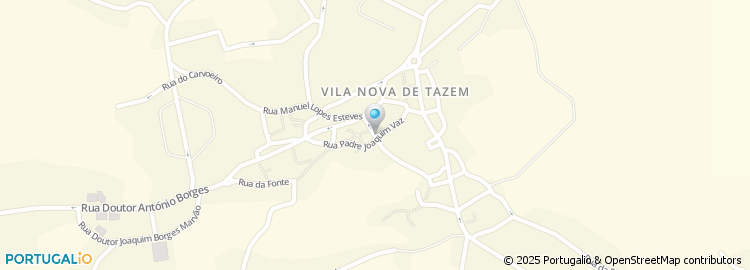 Mapa de Rua Padre Joaquim Vaz