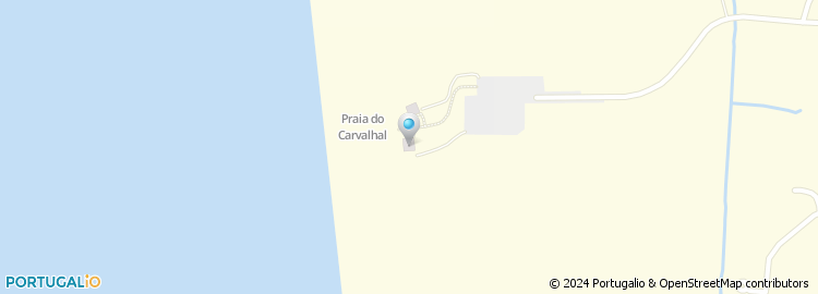Mapa de Praia do Carvalhal