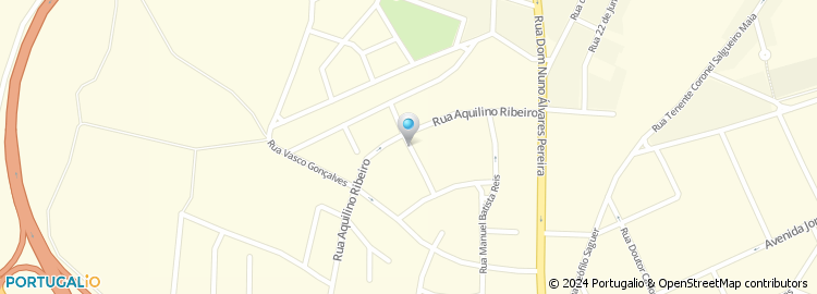 Mapa de Rua Mendes Pereira