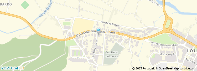 Mapa de Granloures - Comércio de Peças Auto, Lda
