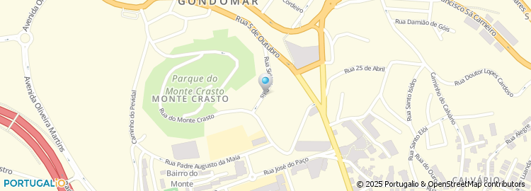 Mapa de Grupo Columbofilo de Gondomar