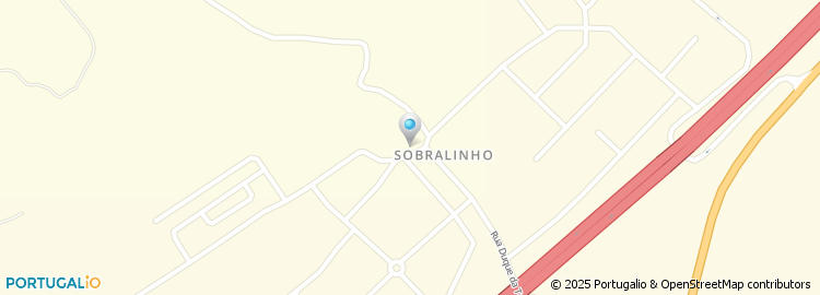 Mapa de Grupo Columbofilo do Sobralinho