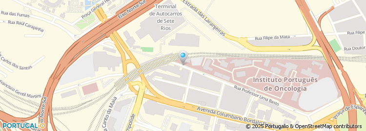 Mapa de Grupo de Teatro Independente O Palmo e Meio