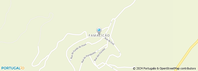 Mapa de Grupo Desportivo de Famalicão da Serra