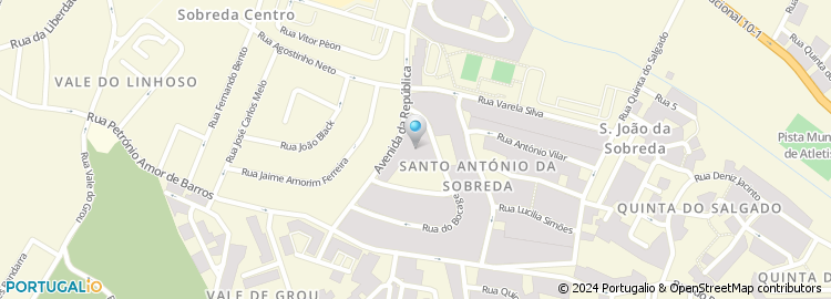 Mapa de Grupo Recreativo Casal de Santo Antonio