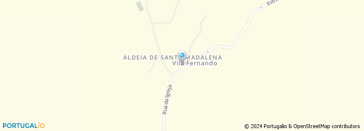 Mapa de Aldeia de Santa Madalena