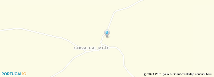 Mapa de Carvalhal Meão