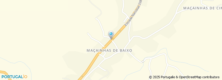 Mapa de Maçainhas de Baixo