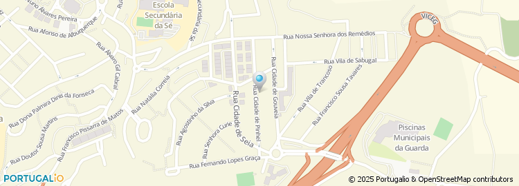 Mapa de Rua Cidade de Pinhel