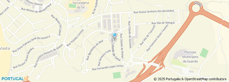 Mapa de Rua Cidade de Seia