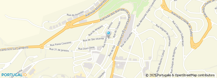 Mapa de Rua Dom Sancho I