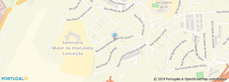 Mapa de Rua Dona Palmira Dinis da Fonseca