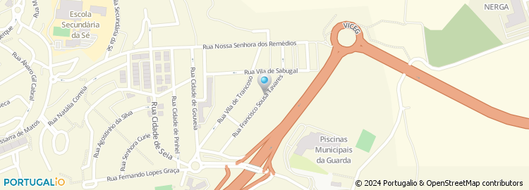Mapa de Rua Doutor Francisco de Sousa Tavares