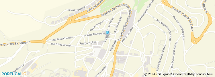 Mapa de Rua Rui de Pina
