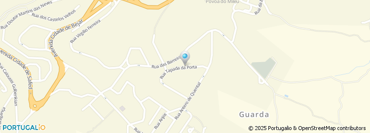 Mapa de Rua Tapada da Porta