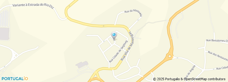 Mapa de Rua Fornos de Algodres