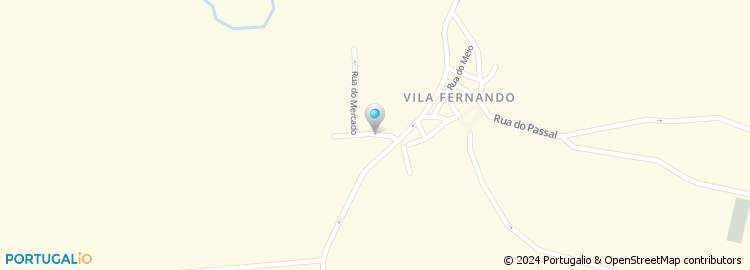 Mapa de Vila Fernando Gare