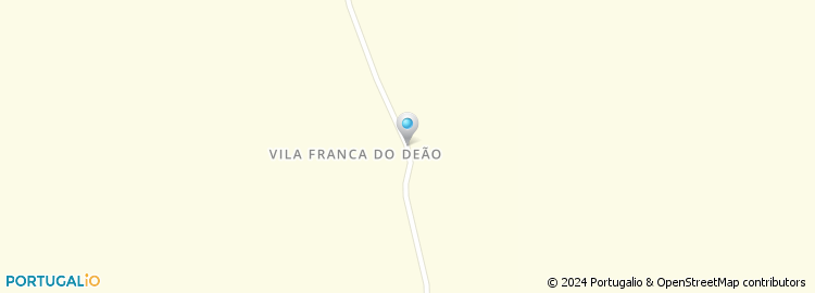 Mapa de Vila Franca do Deão