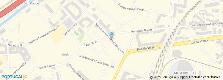 Mapa de Guerin , Rent-a-Car, Aveiro