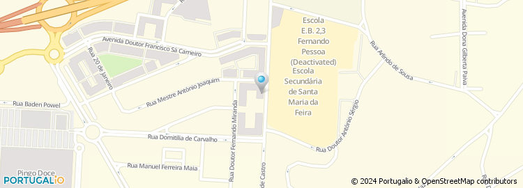 Mapa de Guerin , Rent-a-Car, Santa Maria da Feira