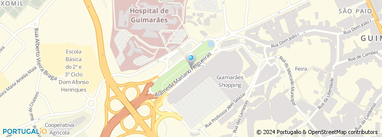 Mapa de Apartado 1001, Guimarães