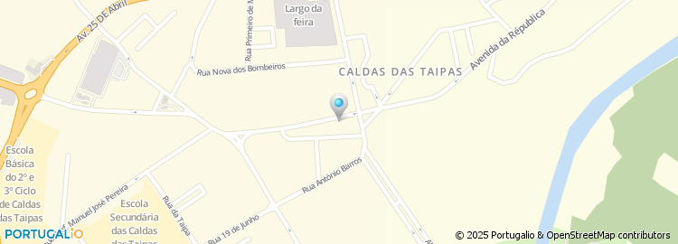 Mapa de Apartado 4001, Caldas das Taipas