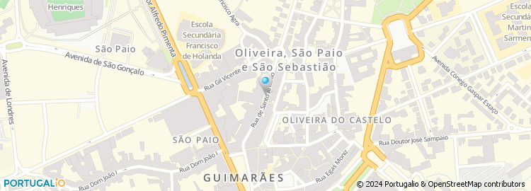Mapa de Calçada de Santo António