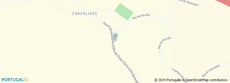 Mapa de Largo dos Carvalhos