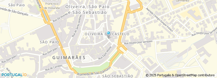 Mapa de Rua Alfredo Guimarães