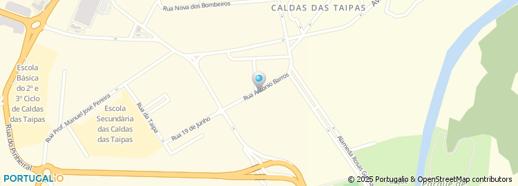 Mapa de Rua António de Barros