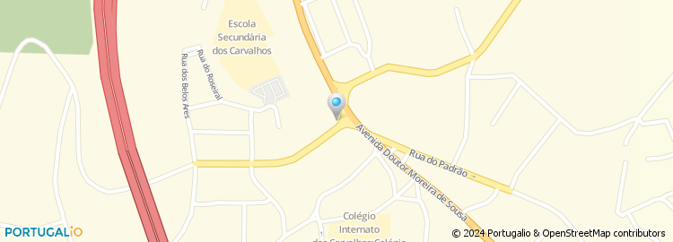 Mapa de Rua Arquiteto Fernando Távora
