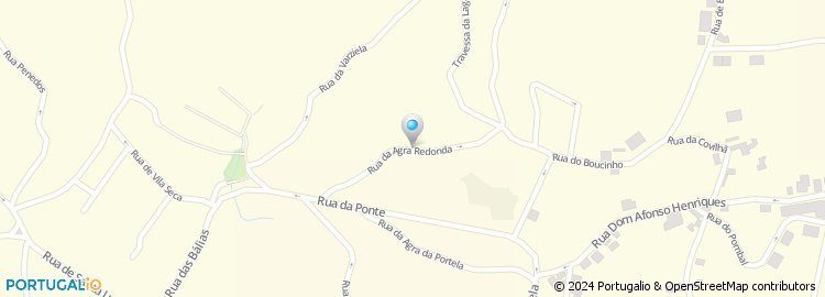 Mapa de Rua da Agra Redonda