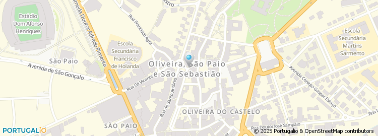 Mapa de Rua das Aldeias