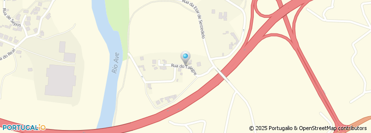 Mapa de Rua do Talegre
