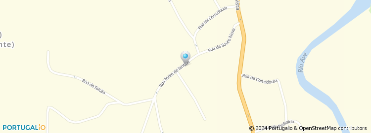 Mapa de Rua Fonte de Lantide