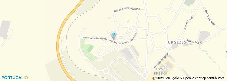 Mapa de Rua Mesteres de Guimarães