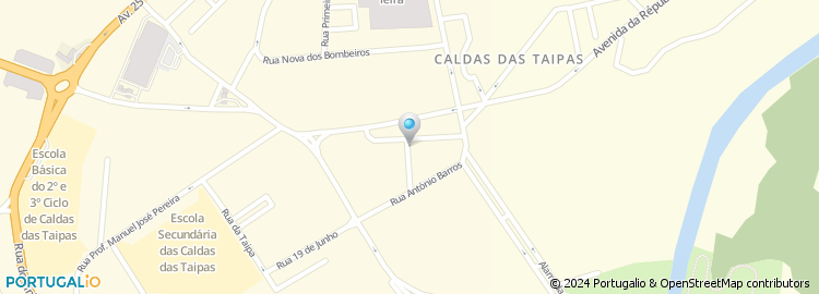 Mapa de Rua Reitor Antunes Machado