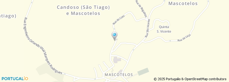 Mapa de Travessa do Côto